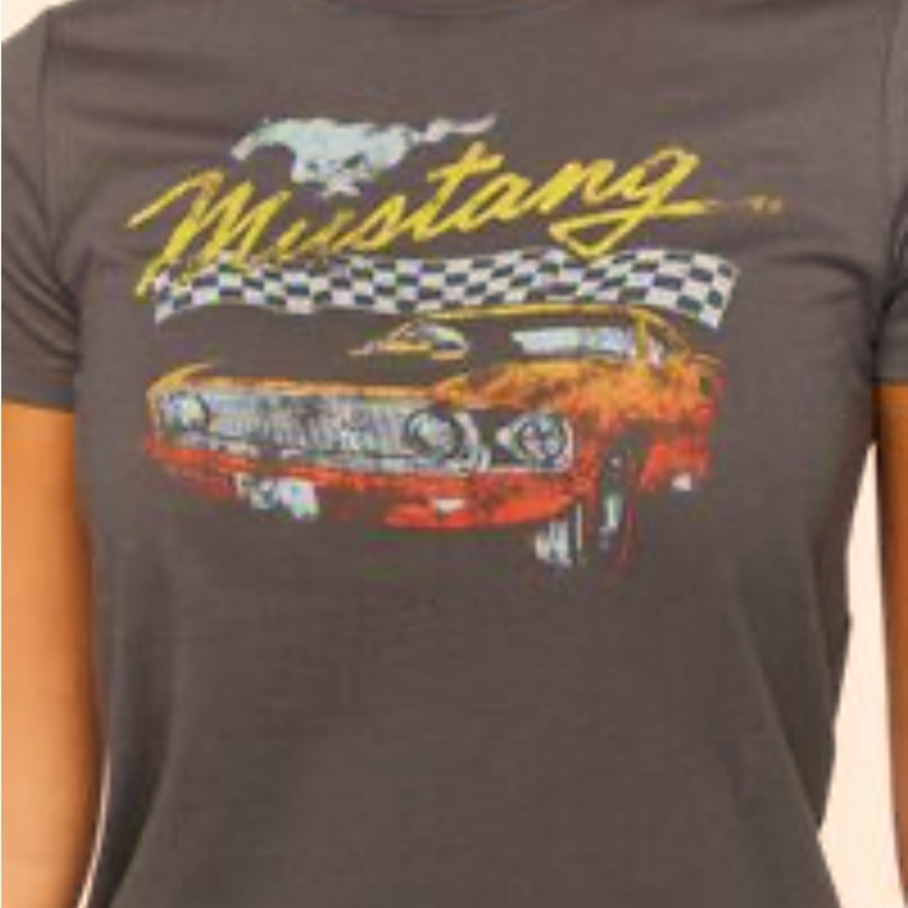 Ford Mustang Canvas Tee Shirt